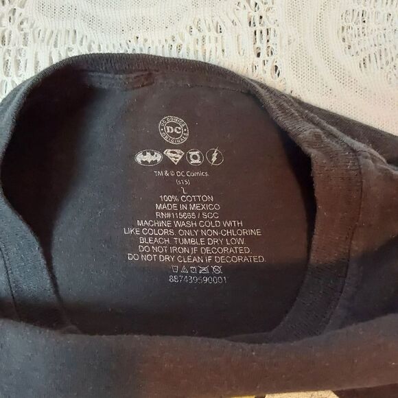 DC Comics Justice League Logo T-shirt Size L - Picture 2 of 3